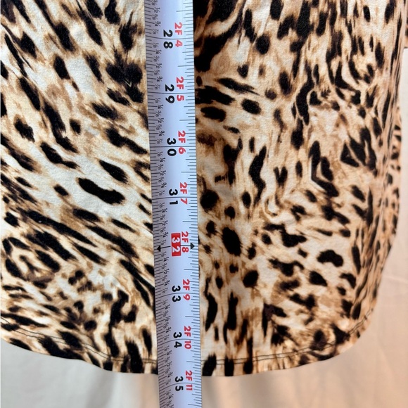 Soma Loungewear Tunic Top Cheetah Print – Women’s XXL - Picture 8 of 11
